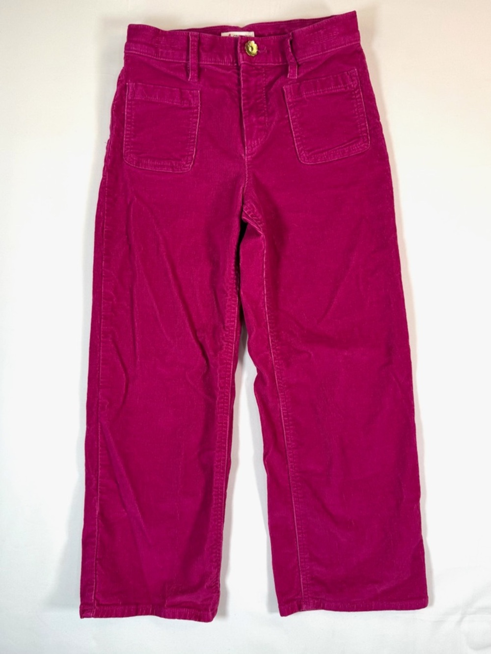CREWCUTS Girls 8 Pink Corduroy Pants Preppy‎ Classic Straight Leg Casual